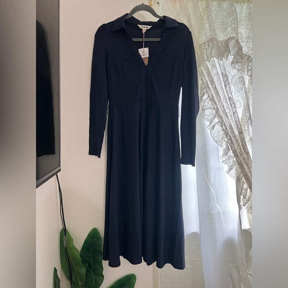 BODEN Imogen Collared Jersey Dress - Picture 5 of 9